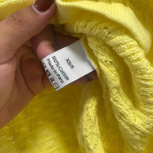 I Love Mr. Mittens Yellow Lace Shorts Size XS/S